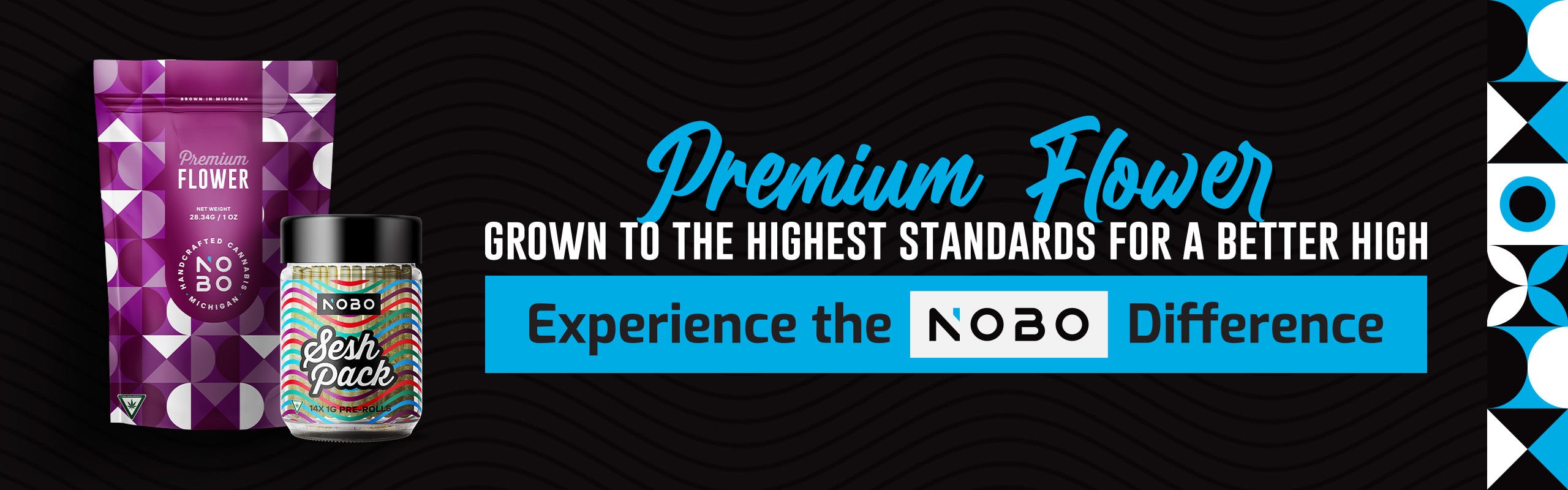 NOBO brand banner