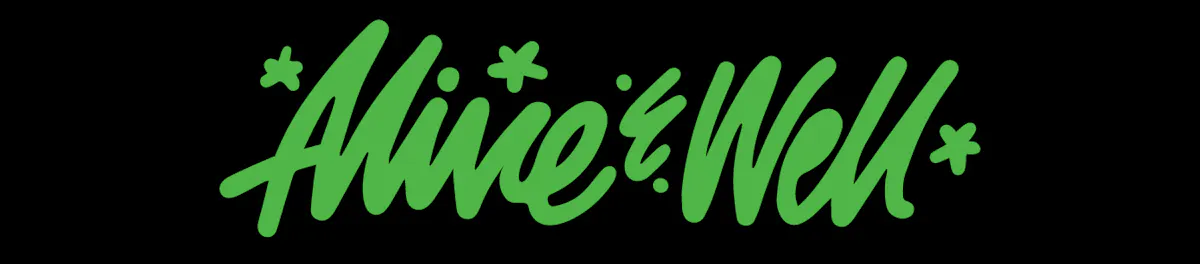 Alive & Well brand banner