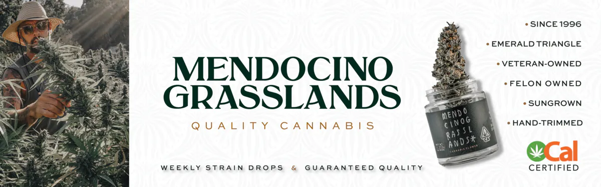 Mendocino Grasslands brand banner