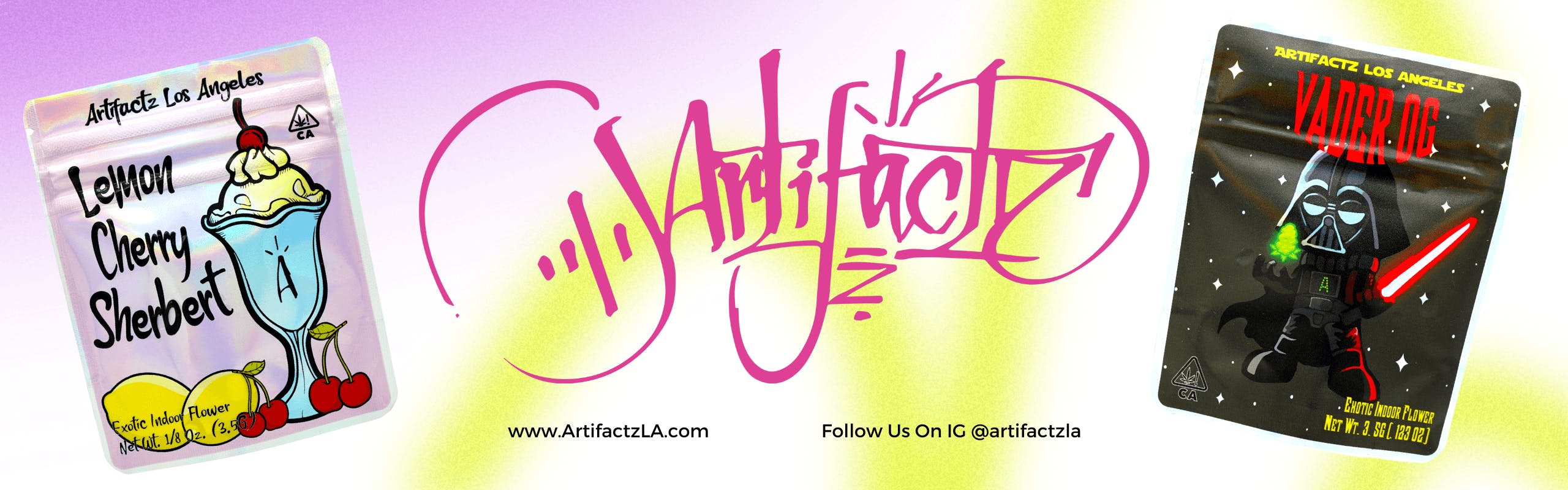 Artifactz brand banner