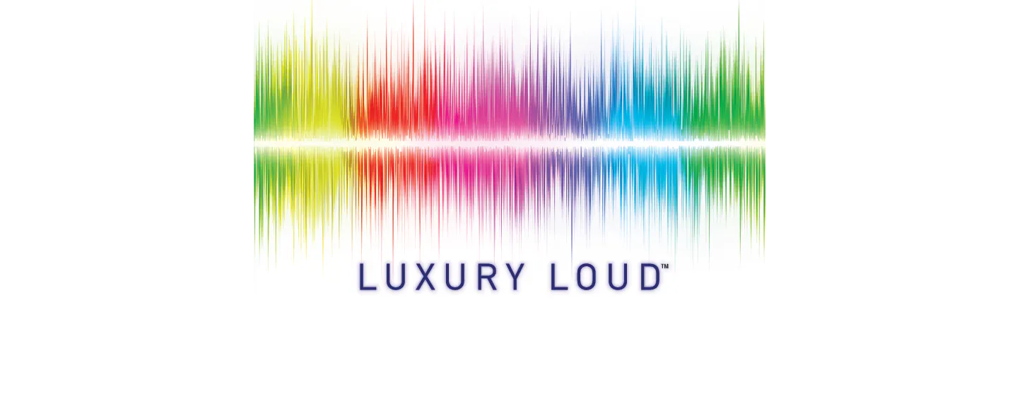 Luxury Loud brand banner