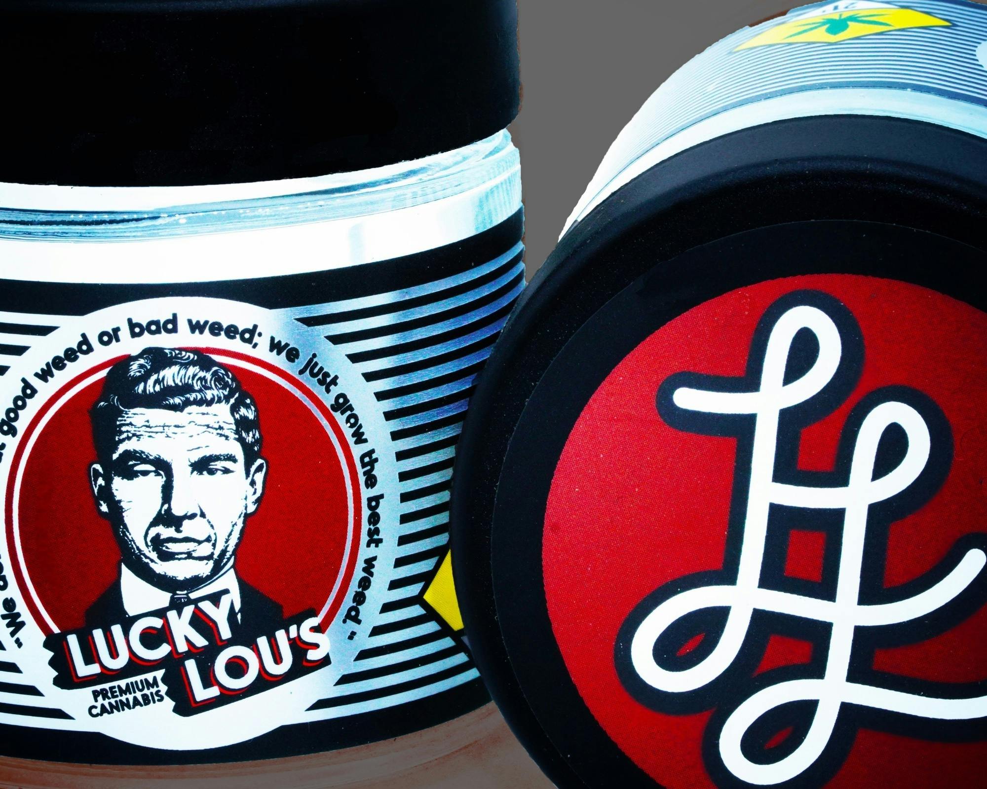 Lucky Lou's brand banner