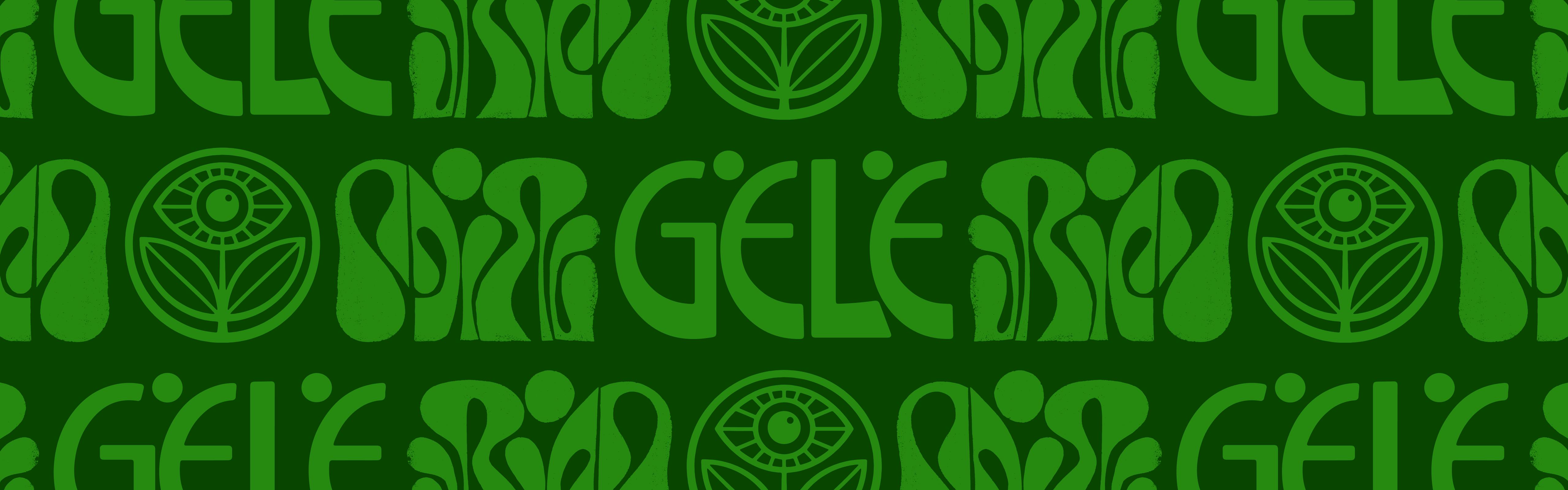 The Garden of Gele brand banner