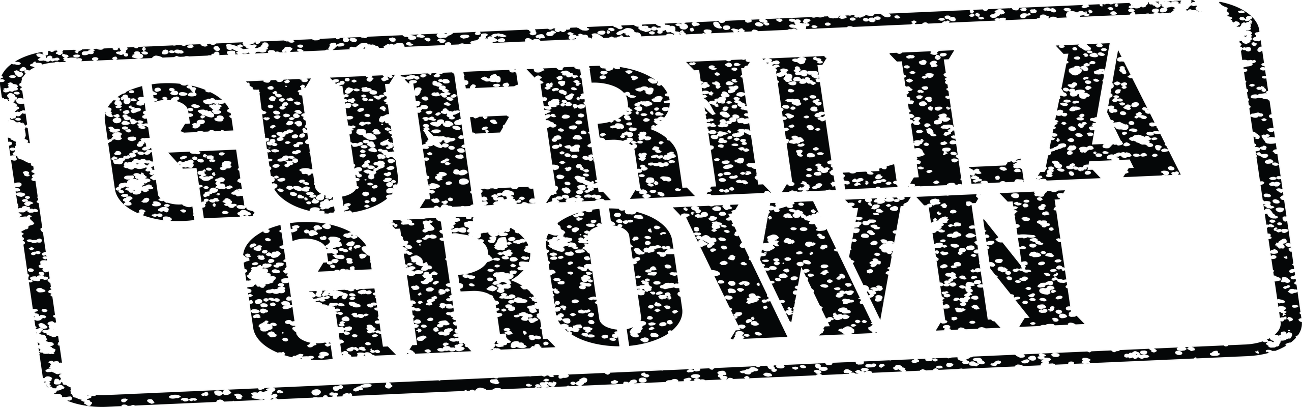 Guerilla Grown brand banner