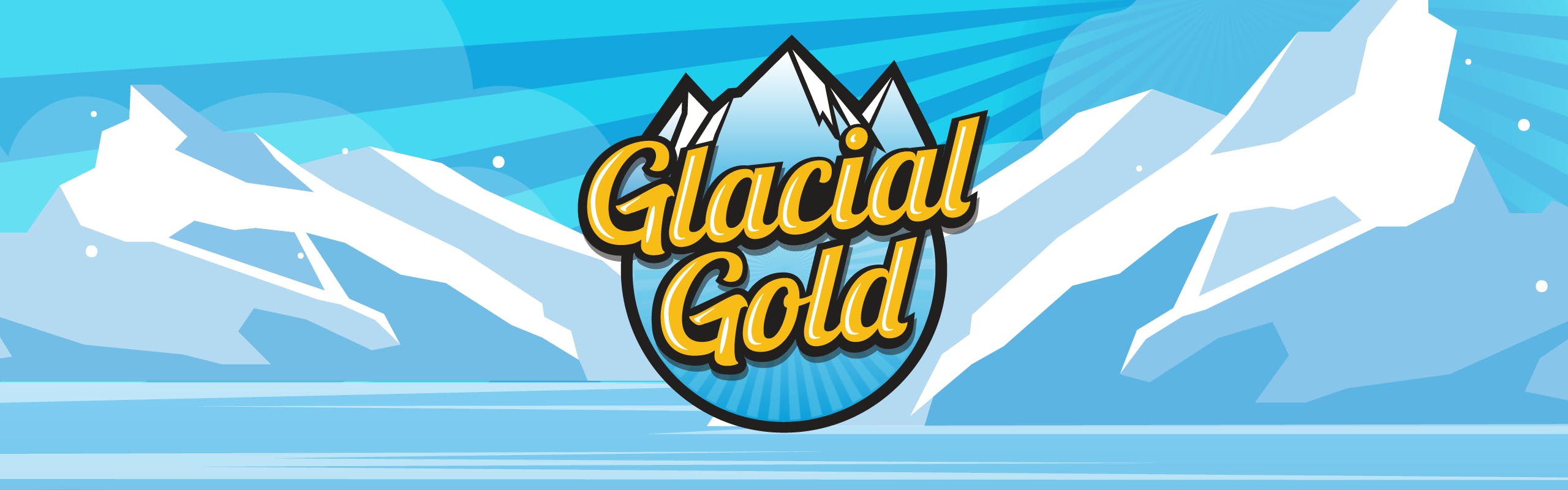 Glacial Gold brand banner