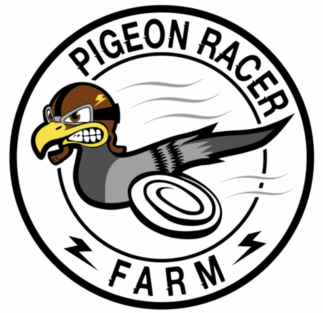 Pigeon Racer Farm brand banner