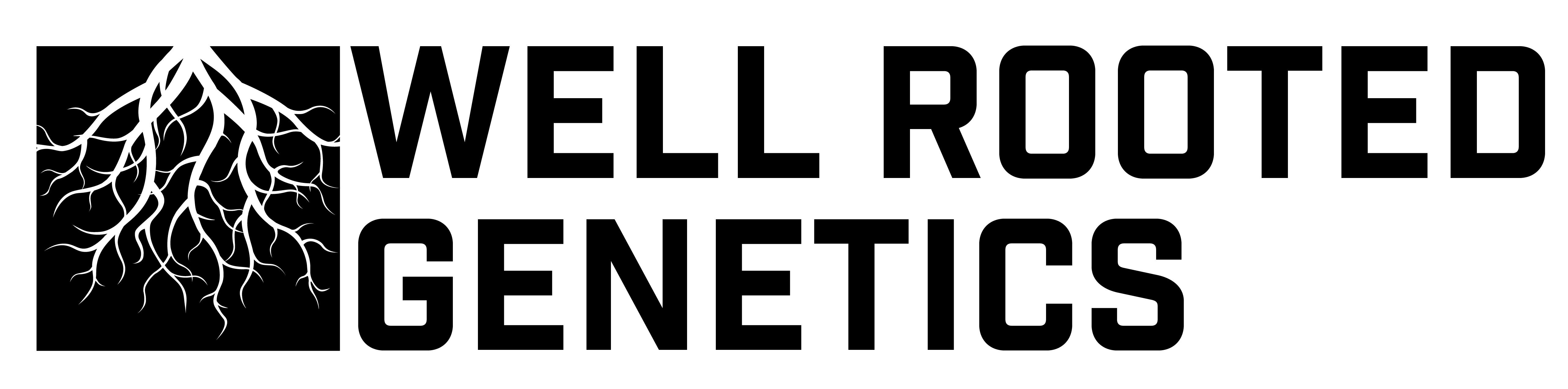Well Rooted Genetics brand banner