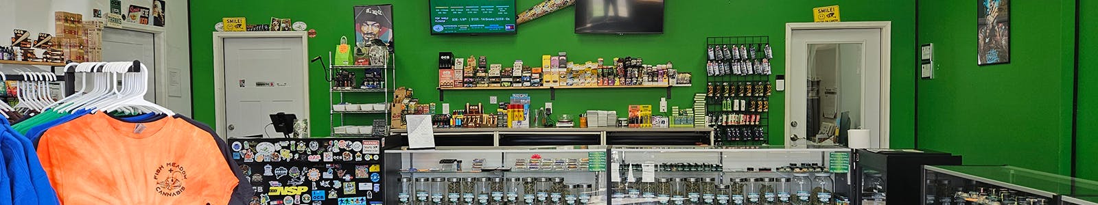 Fish Meadow Cannabis brand banner