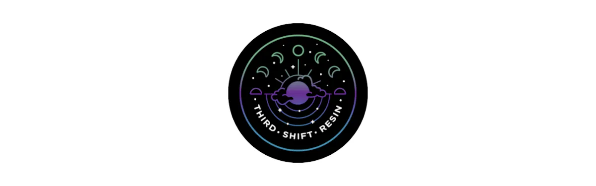 Third Shift Resin brand banner