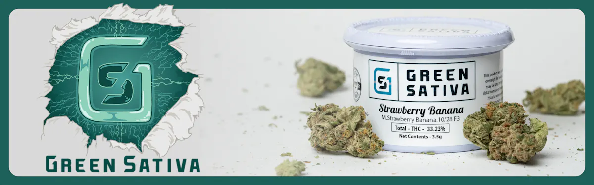 Green Sativa brand banner