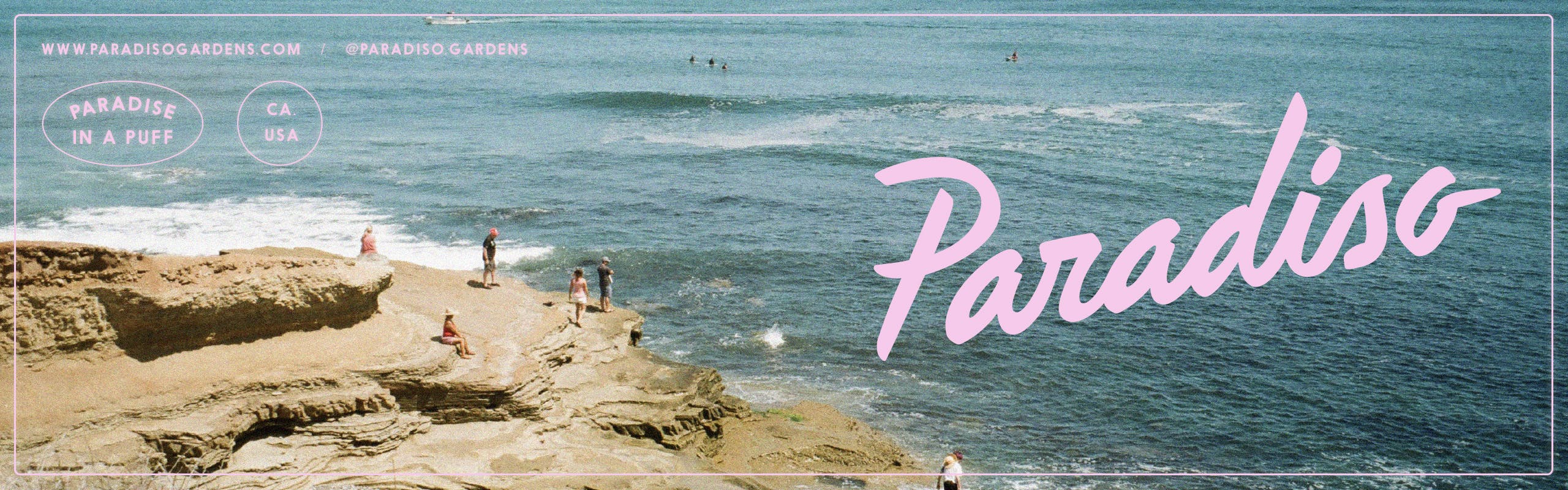 Paradiso Gardens brand banner
