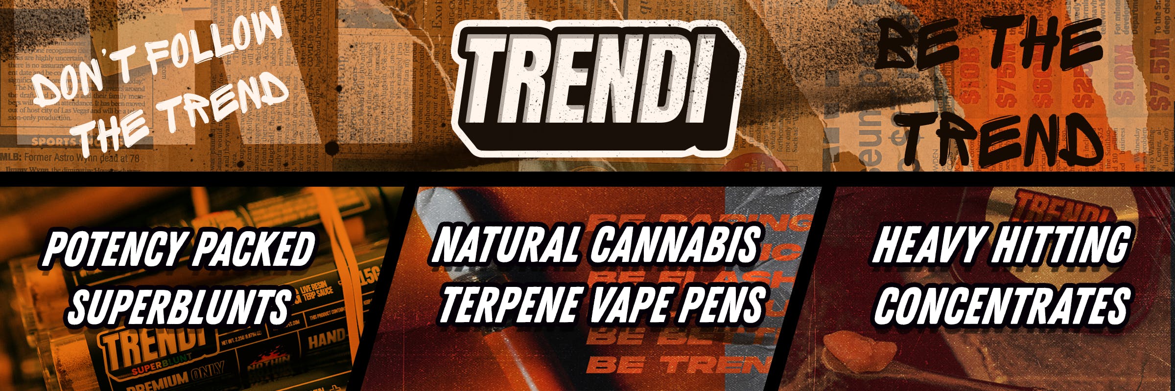 Trendi brand banner