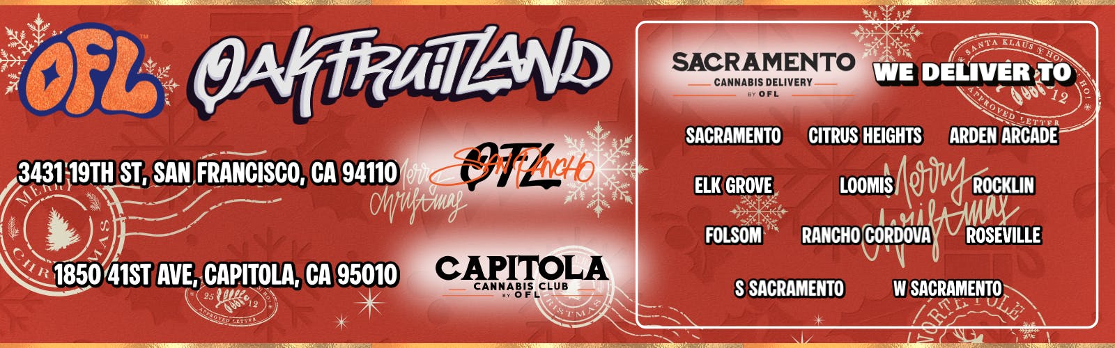Oakfruitland (OFL) brand banner