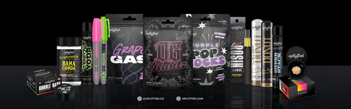 Uplyfted Cannabis Co brand banner