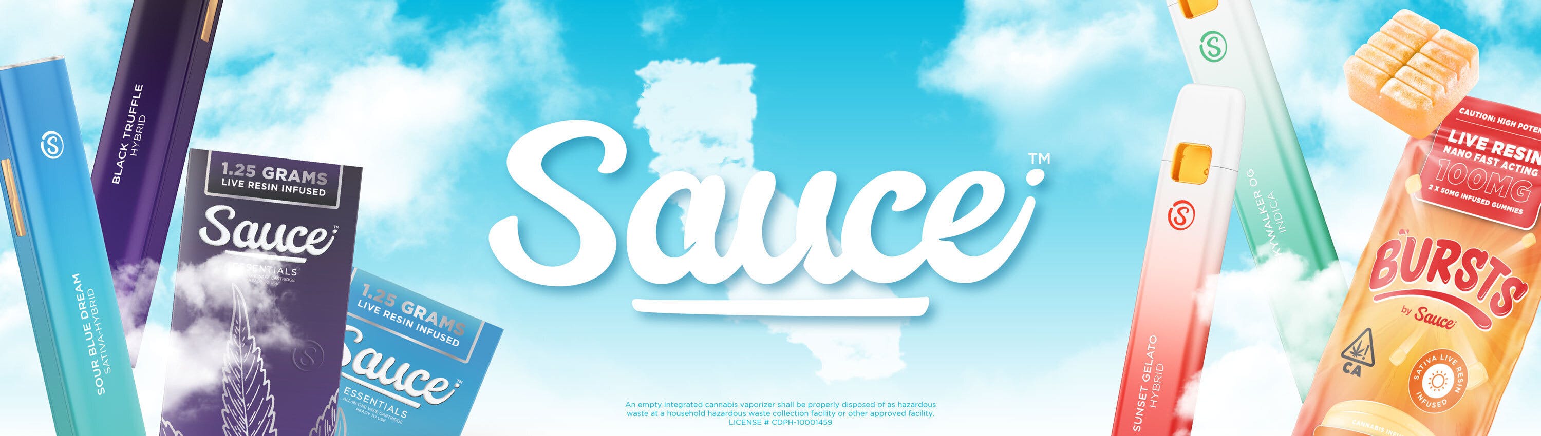Sauce. brand banner