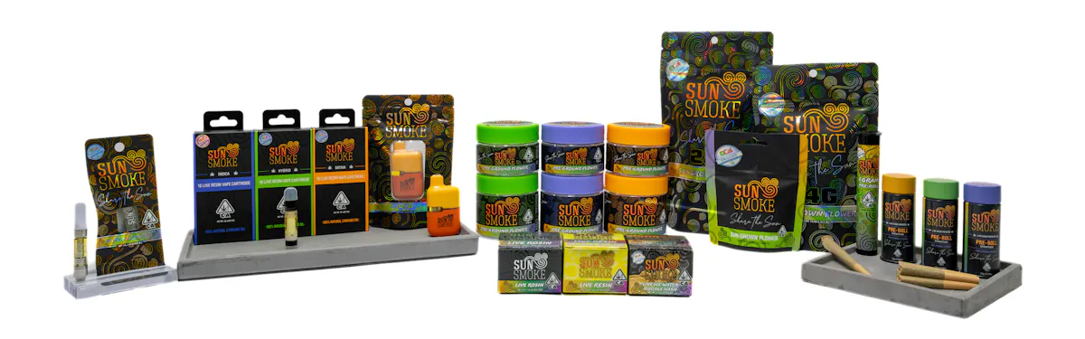 SunSmoke brand banner