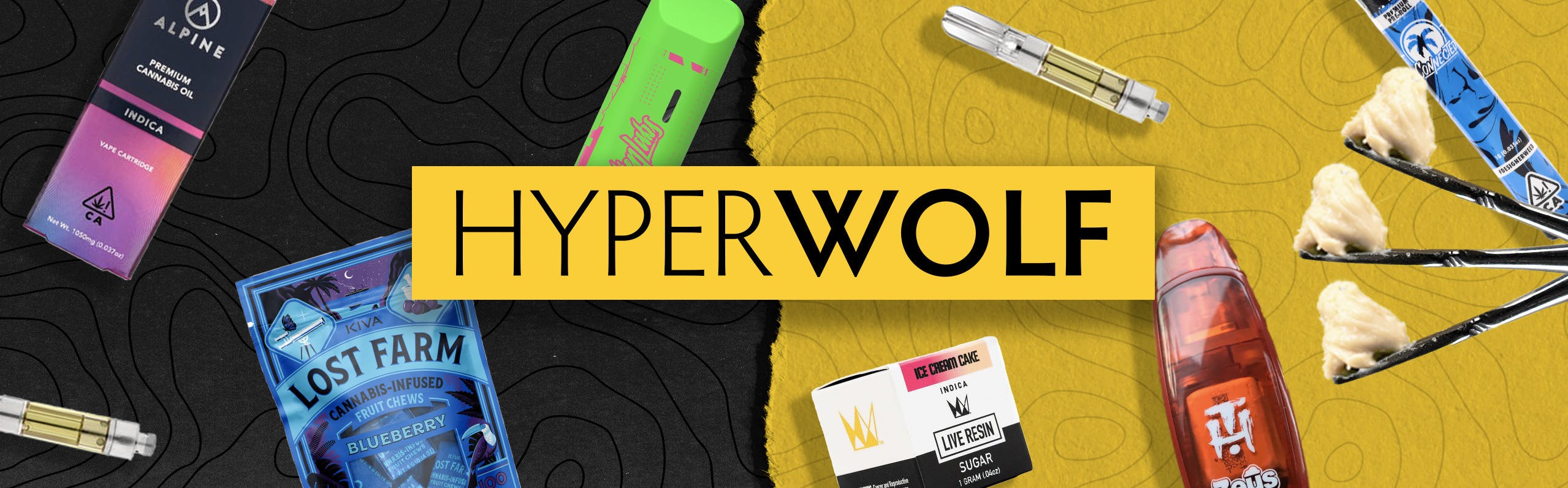 Hyperwolf brand banner