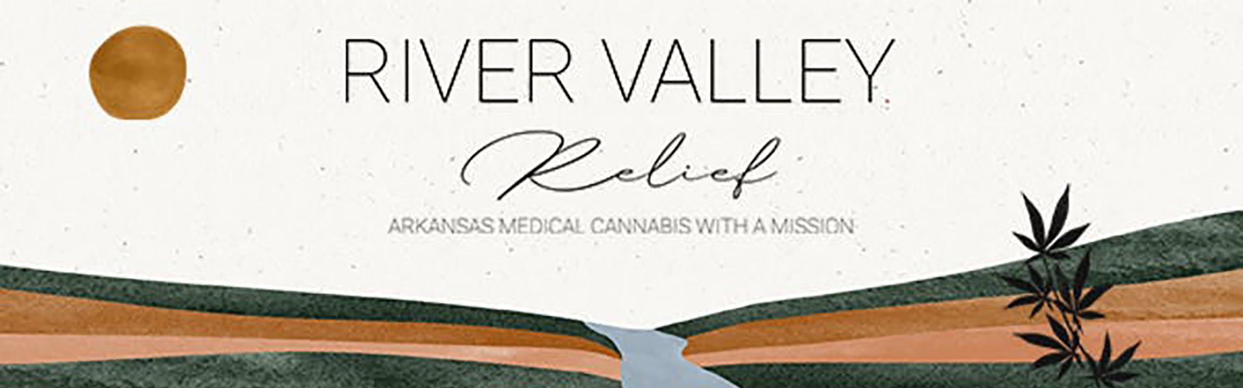 River Valley Relief brand banner