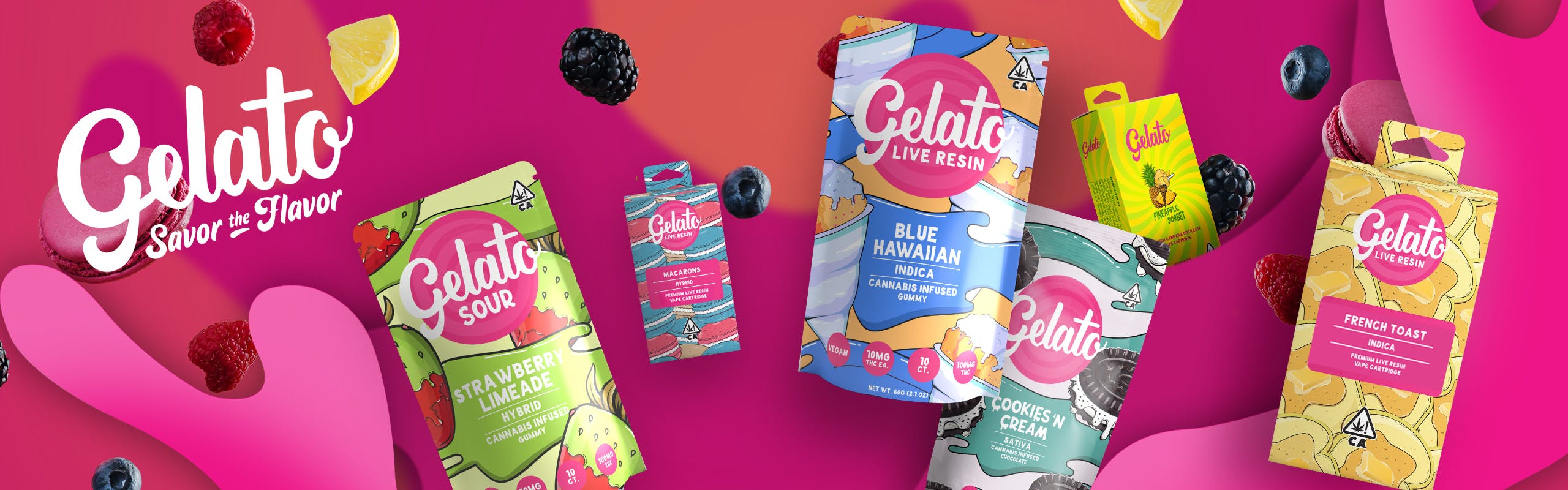 Gelato brand banner