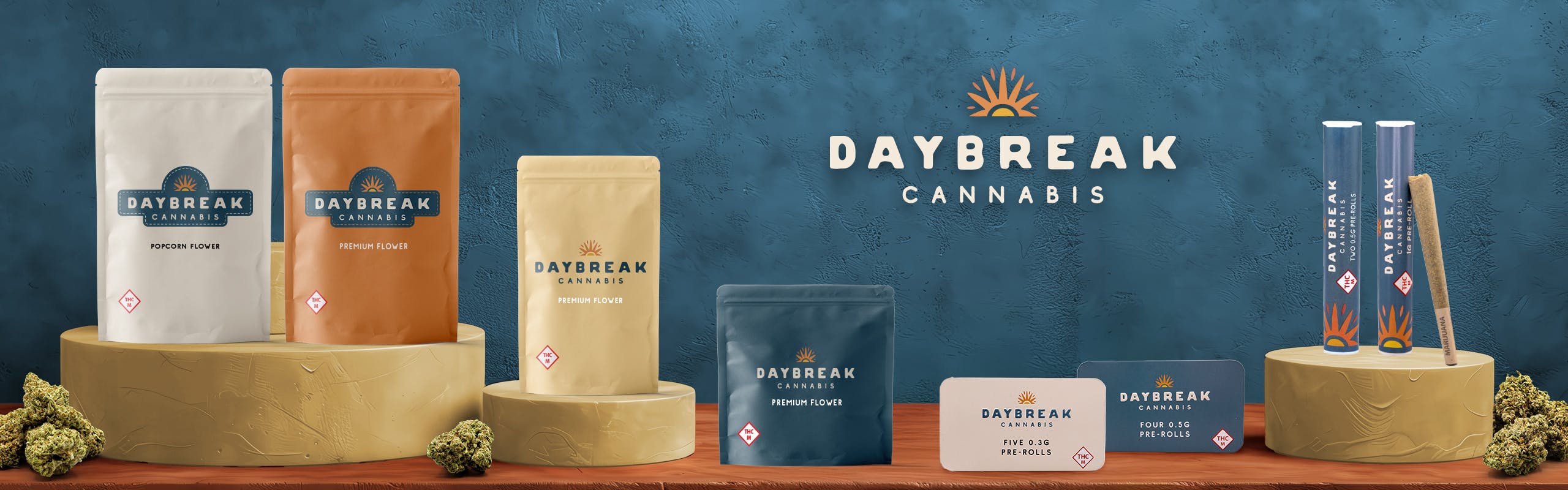 Daybreak Cannabis brand banner