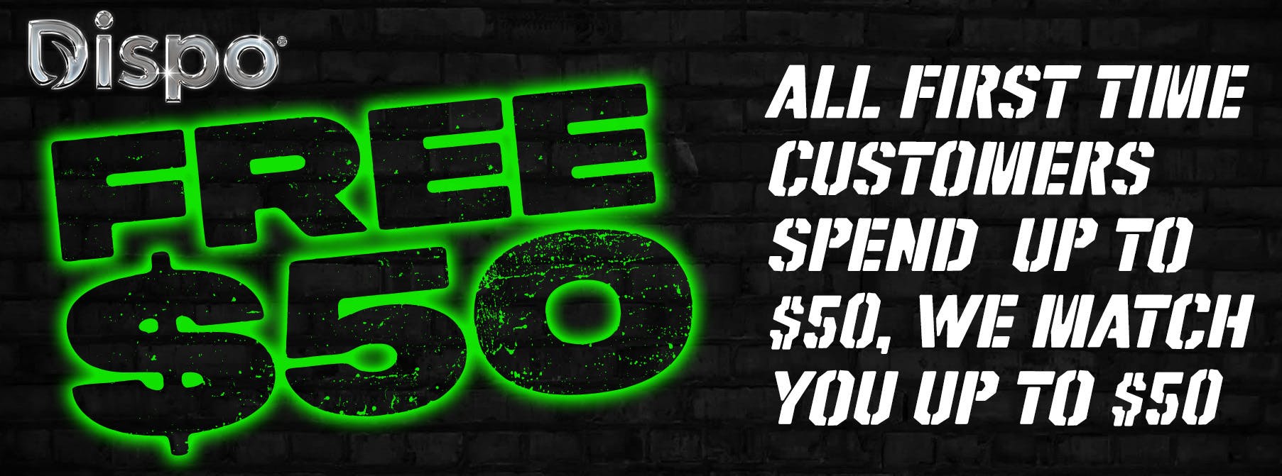 Dispo brand banner