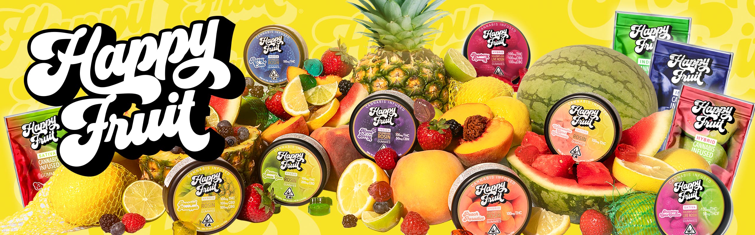 Happy Fruit brand banner