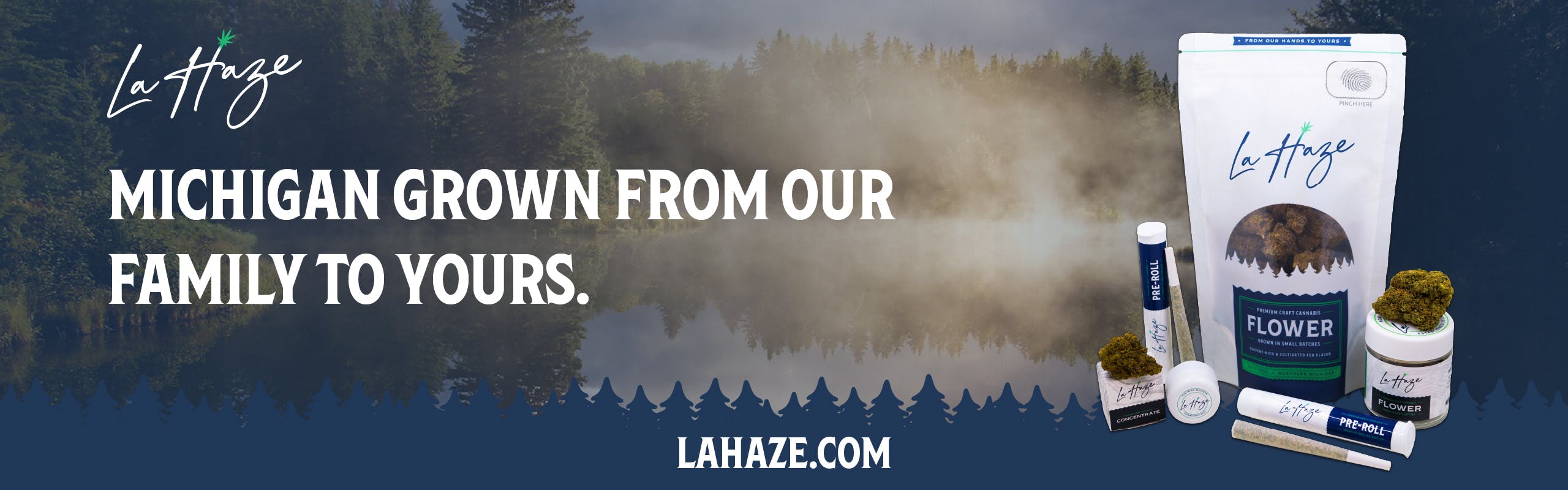 LaHaze Cannabis brand banner