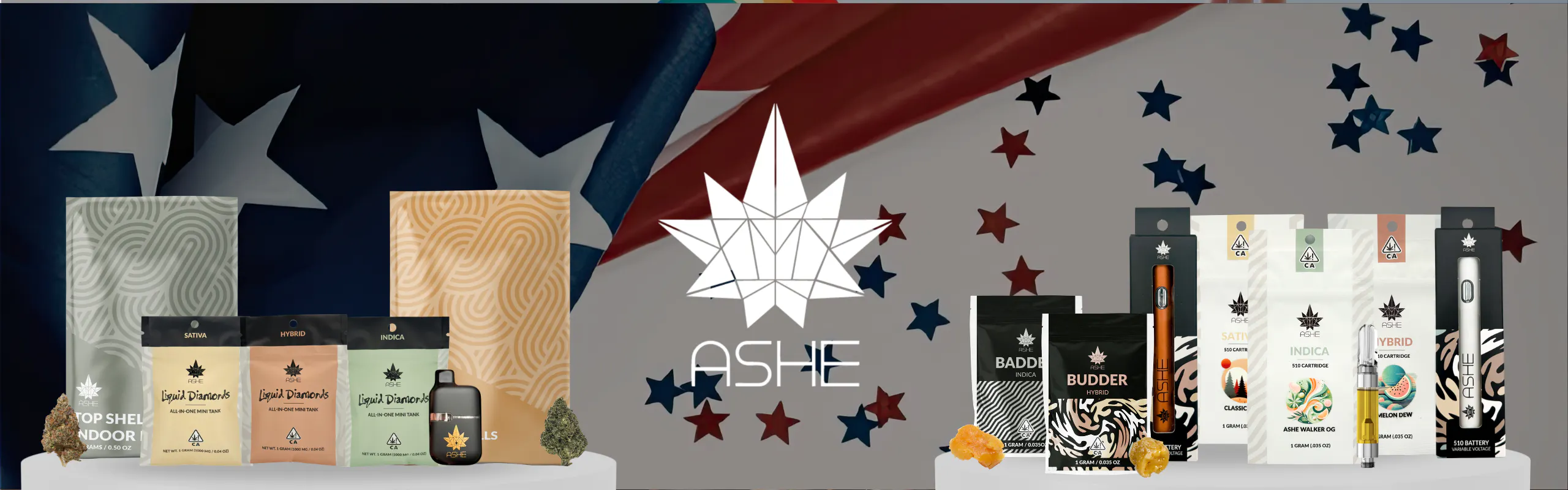 ASHE brand banner