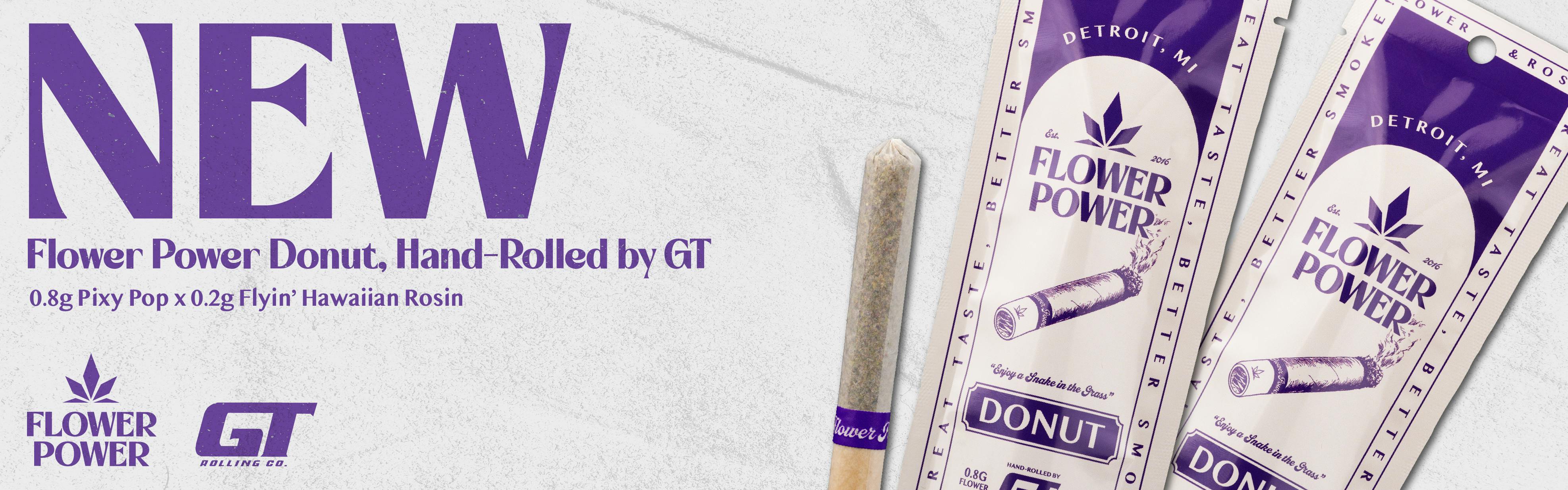 Flower Power Cannabis brand banner