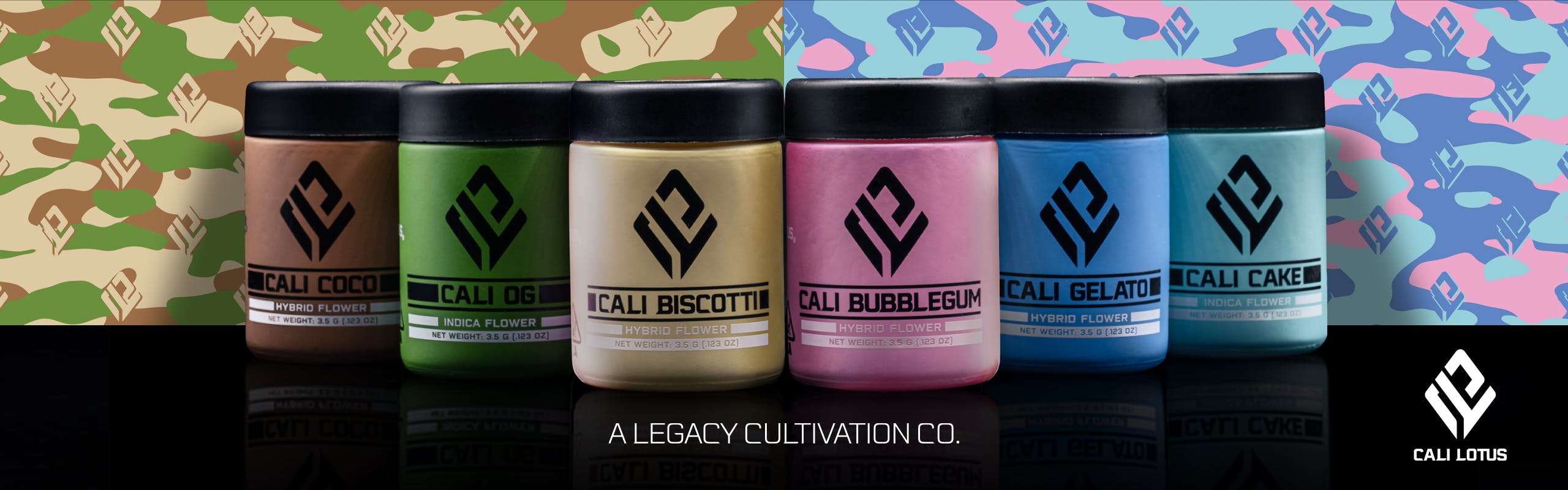 Cali Lotus brand banner