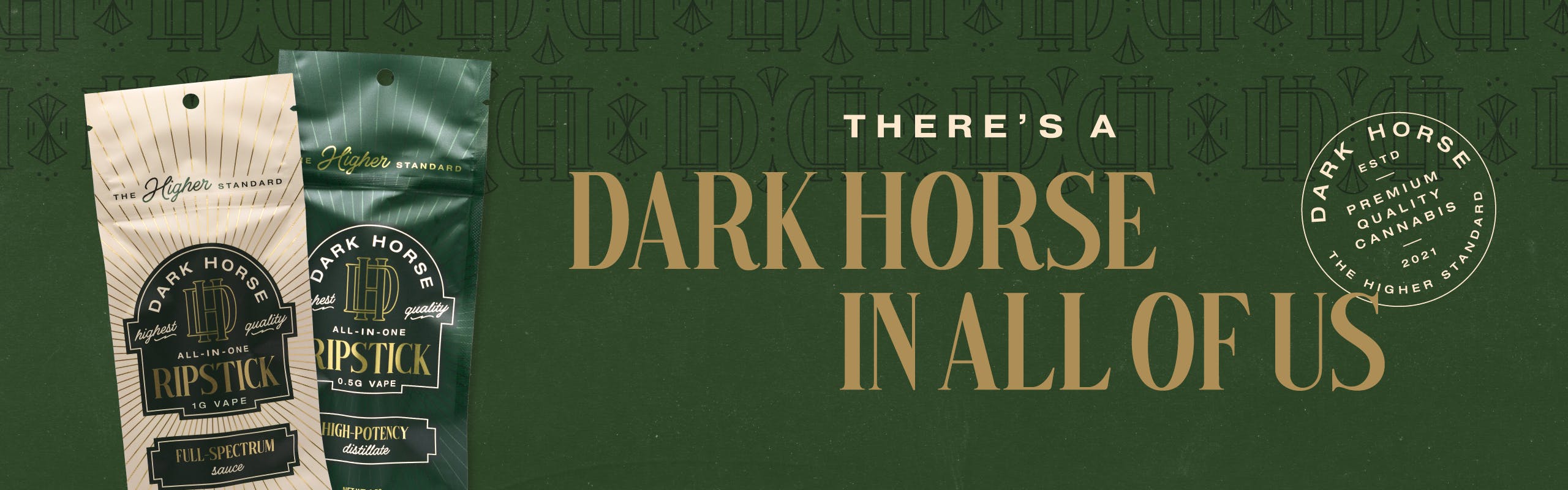 Dark Horse Cannabis brand banner