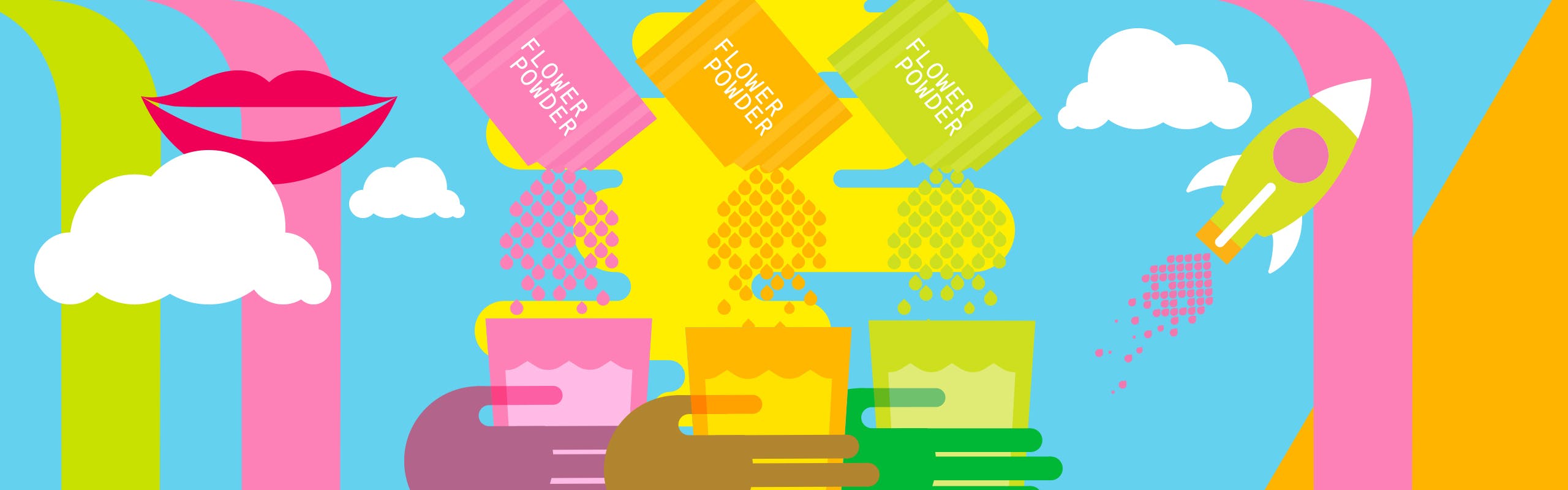 Flower Powder brand banner