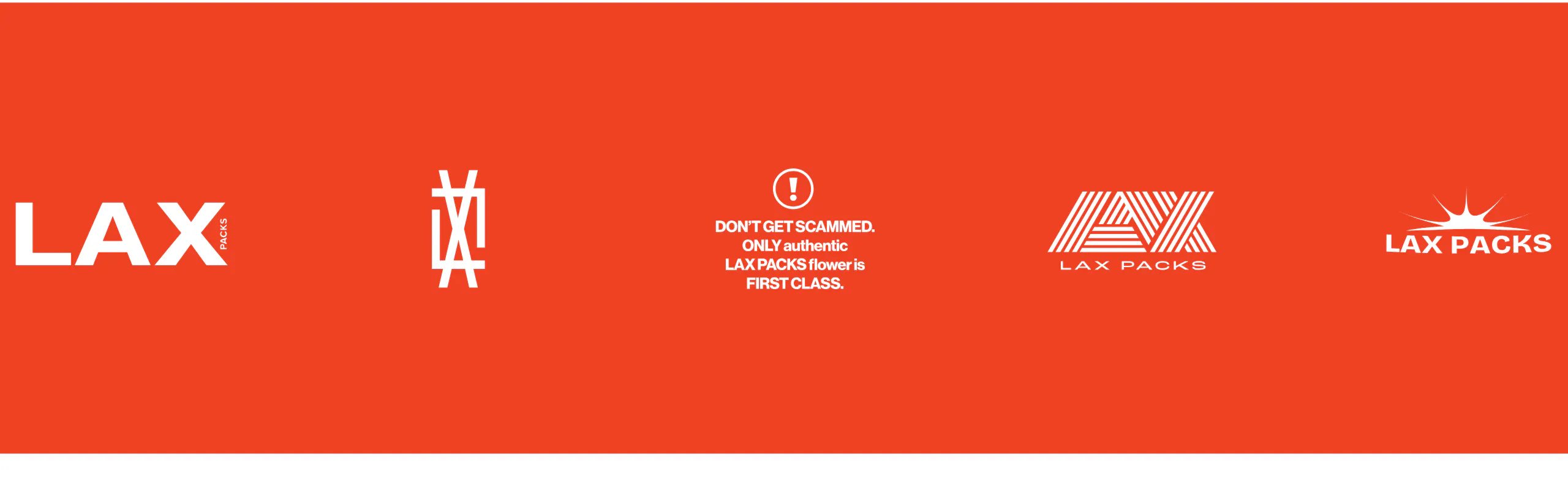 LAX PACKS brand banner