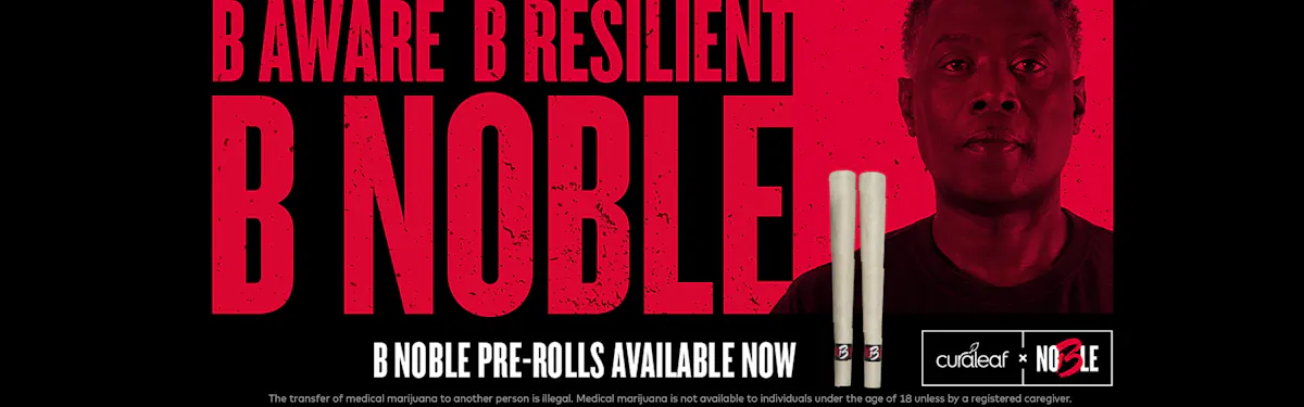 B Noble brand banner