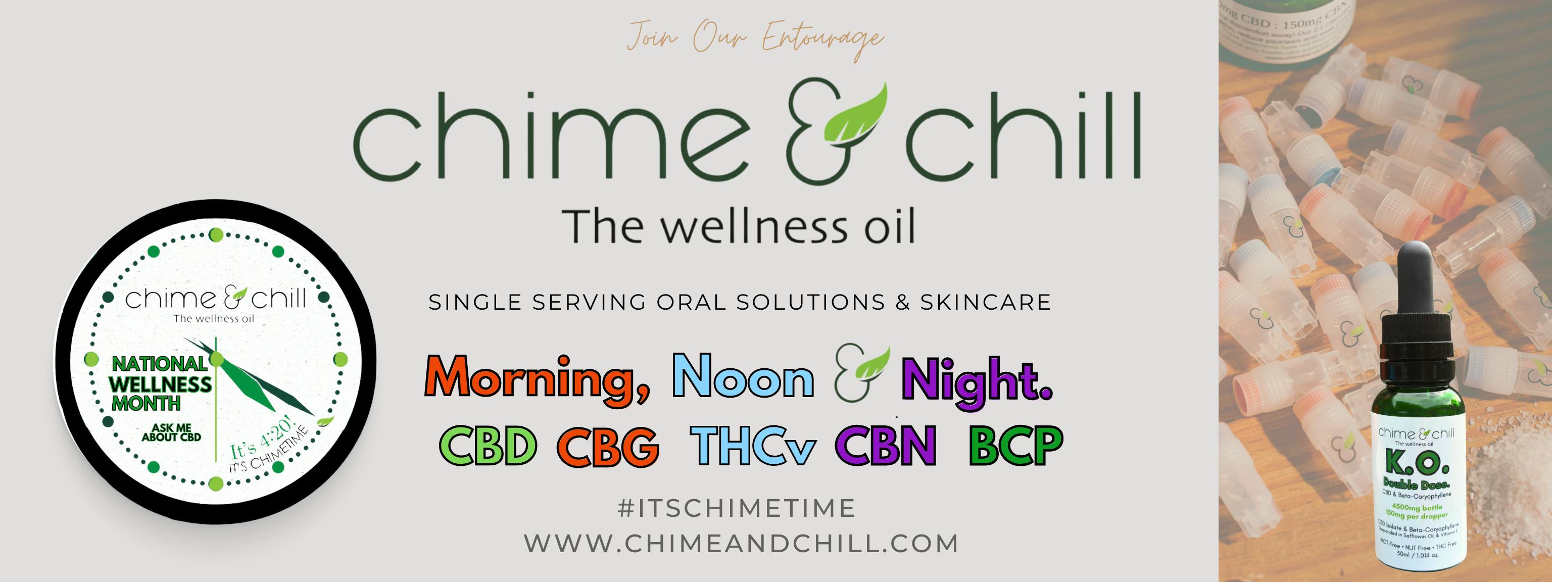 Chime&Chill brand banner