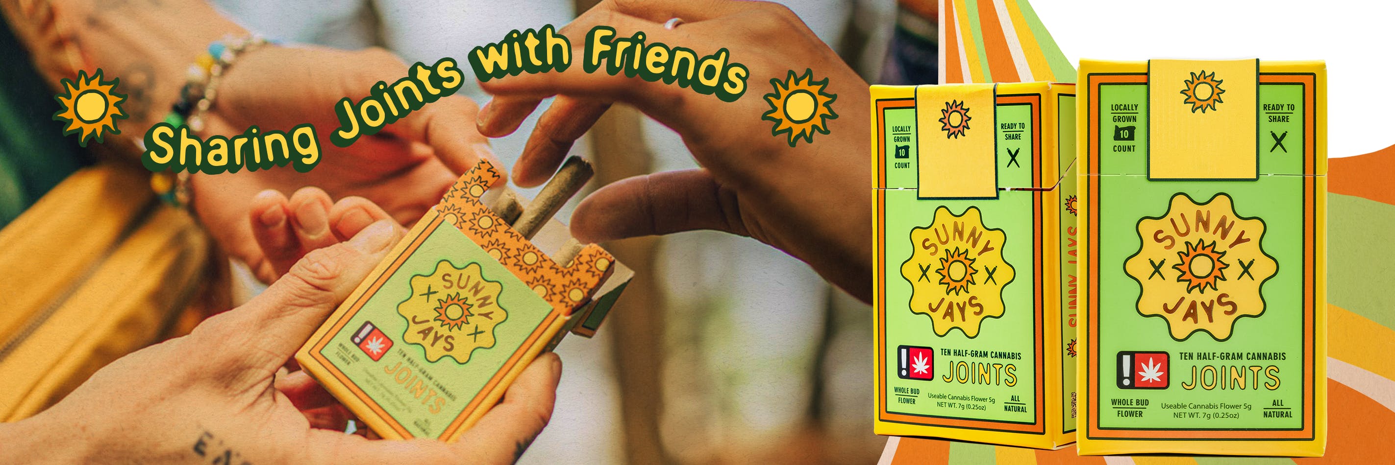 Sunny Jays brand banner