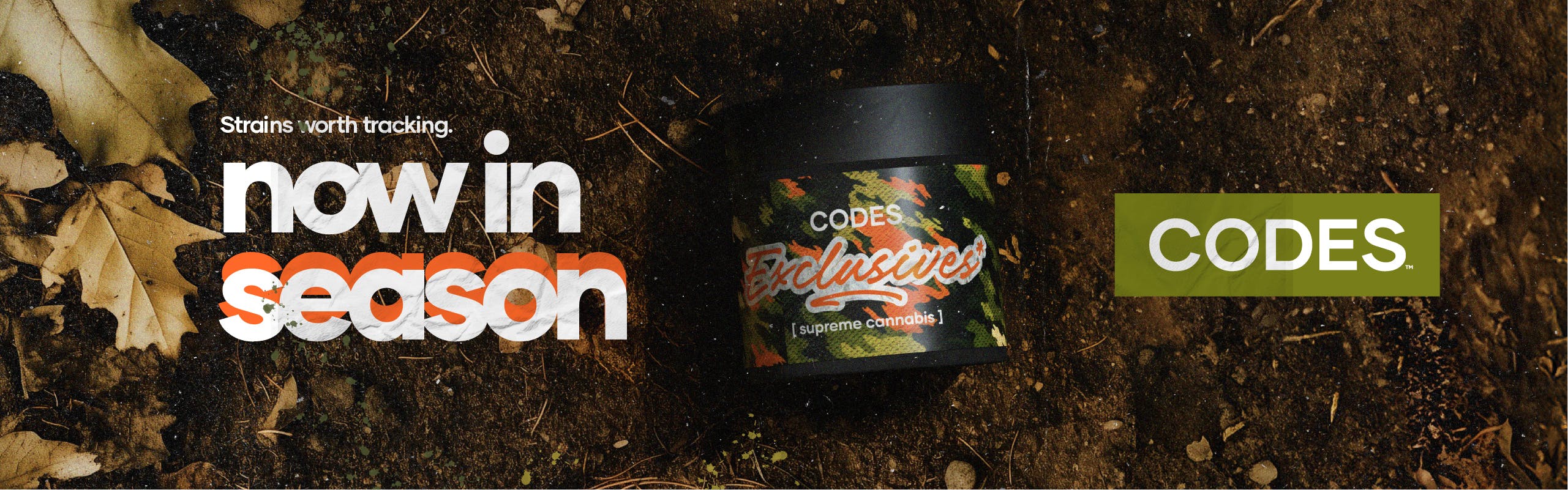 Codes brand banner