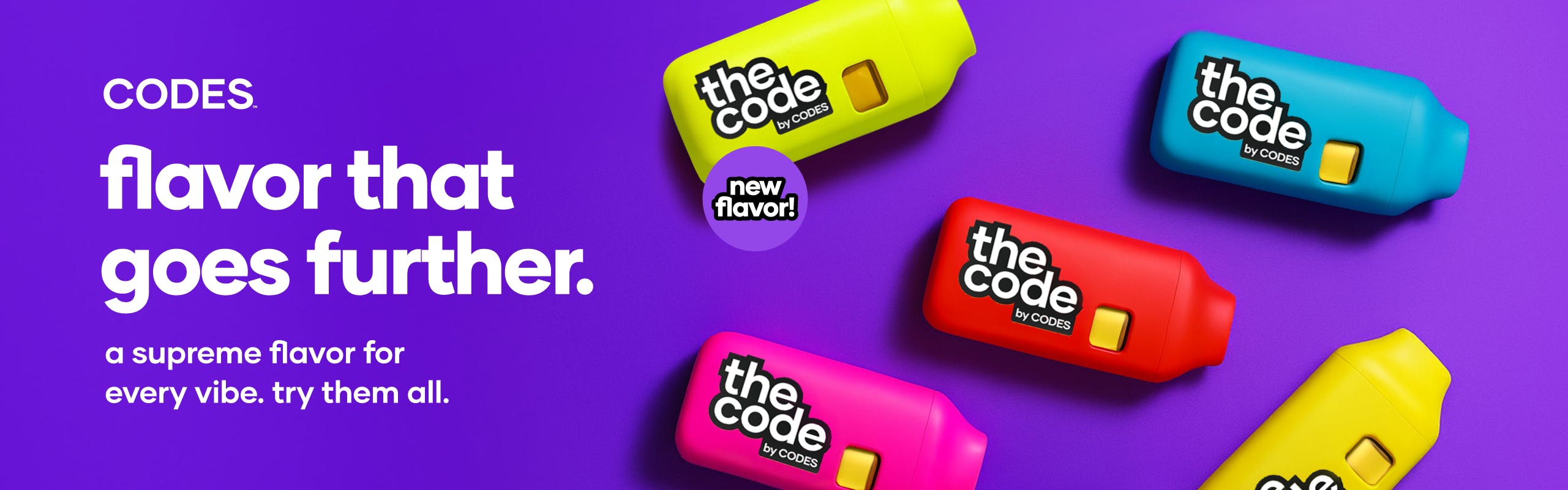 Codes brand banner