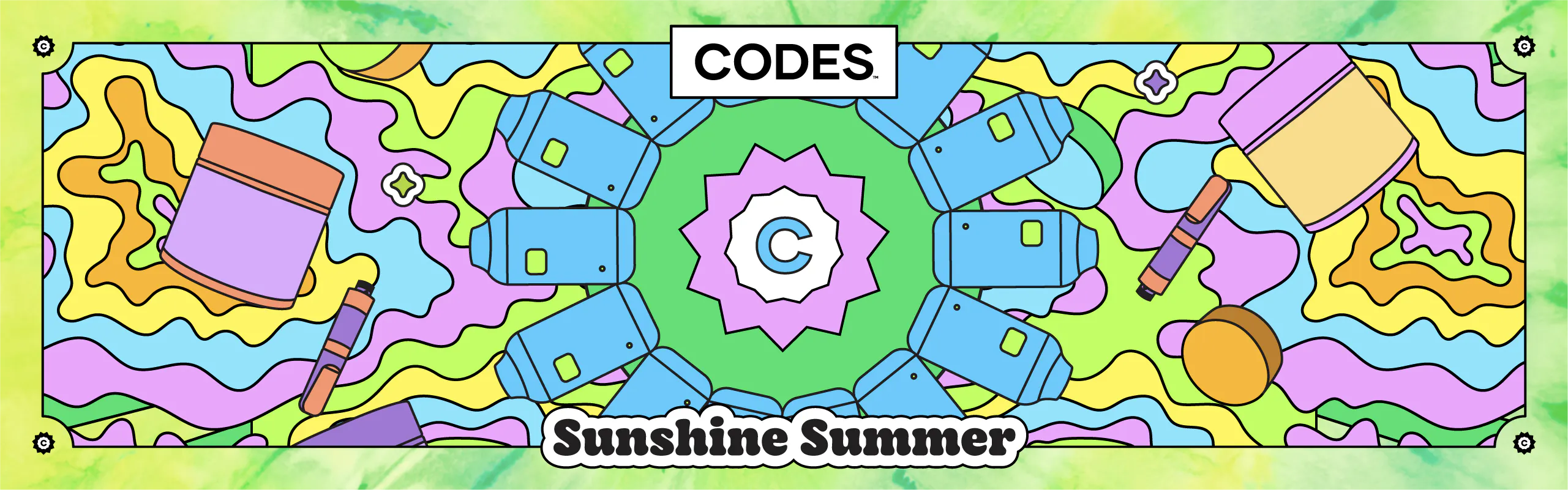 Codes brand banner