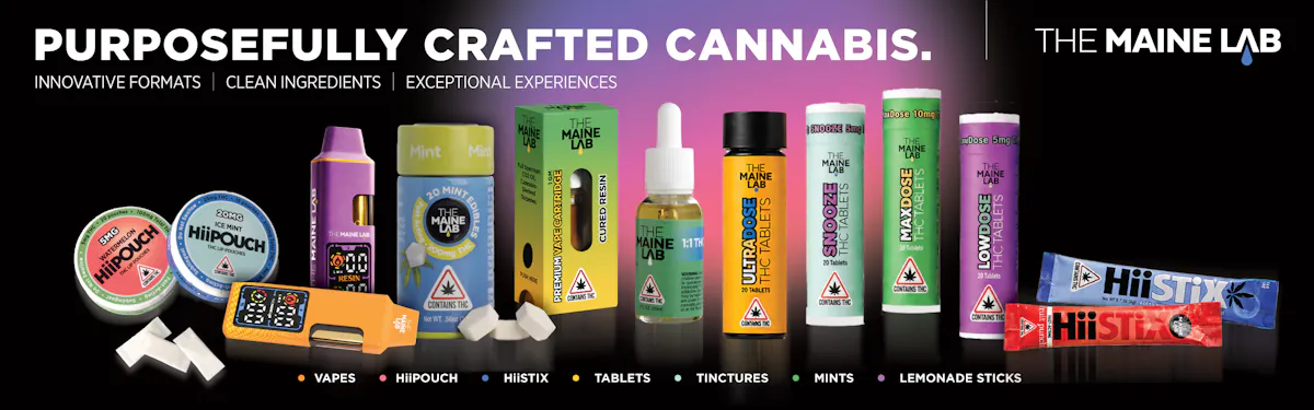 The Maine Lab brand banner