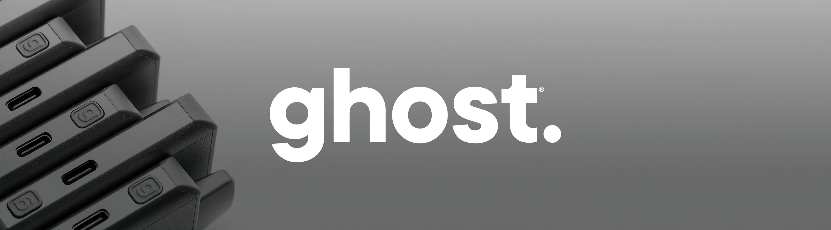 ghost. brand banner