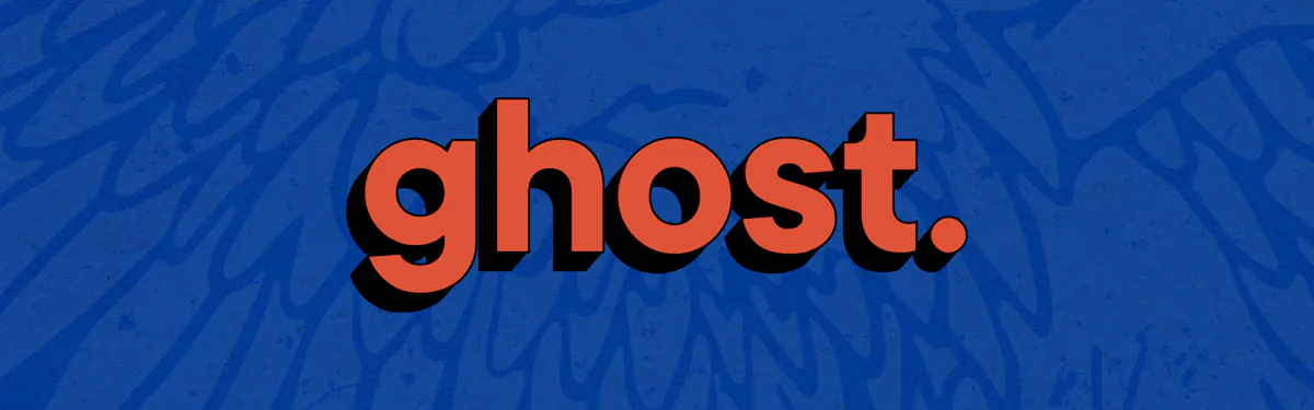ghost. brand banner
