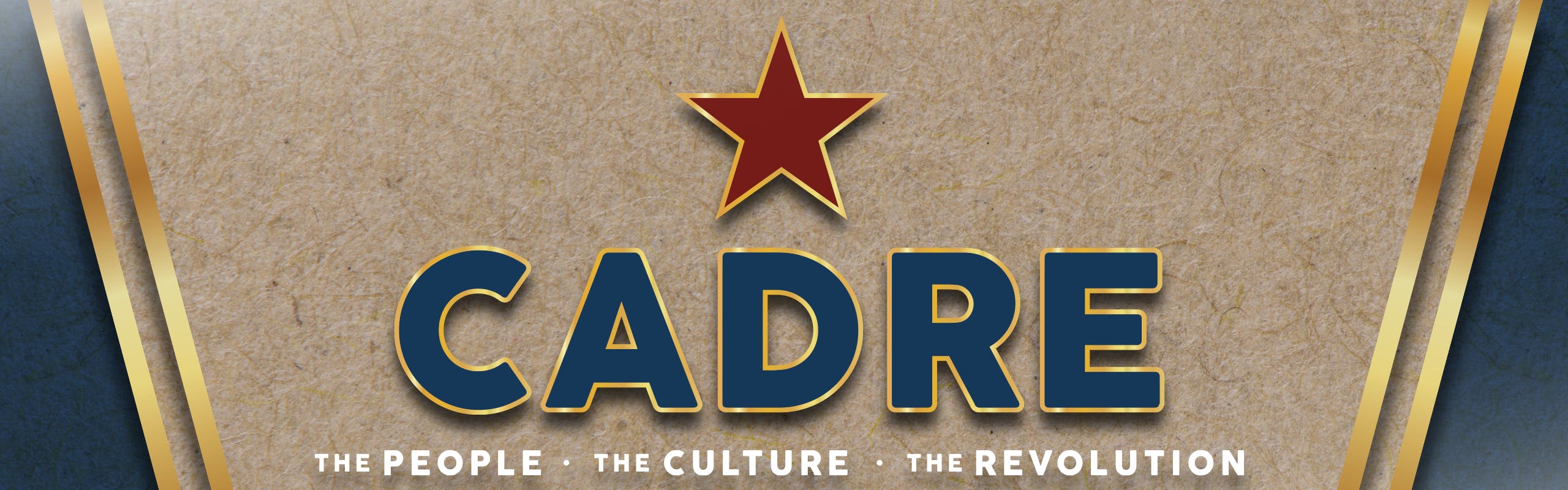 The Cadre brand banner