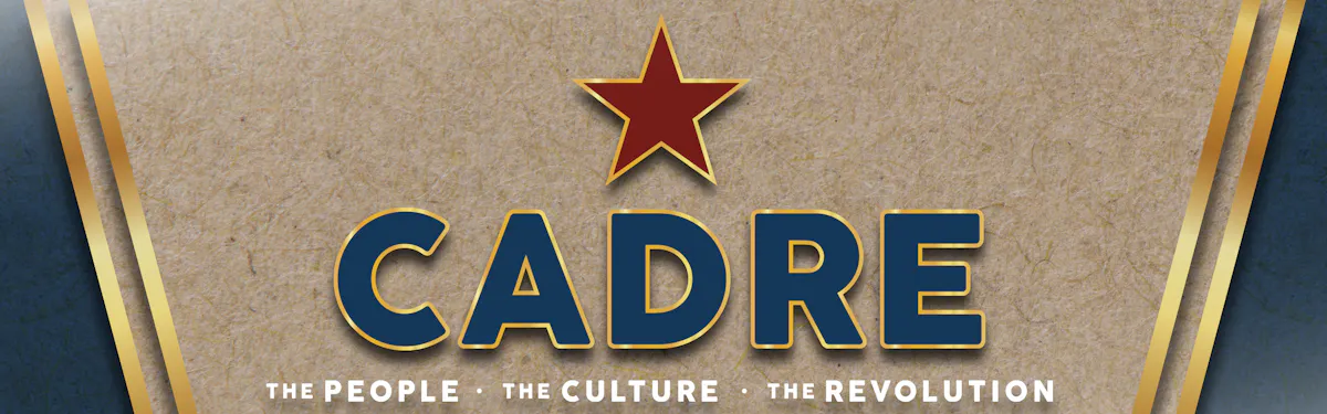 The Cadre brand banner