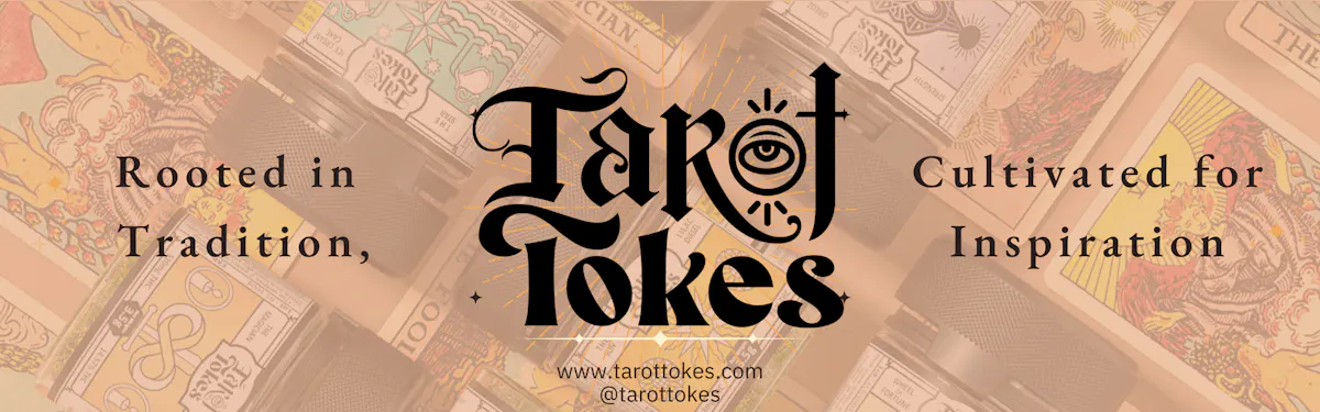 Tarot Tokes brand banner
