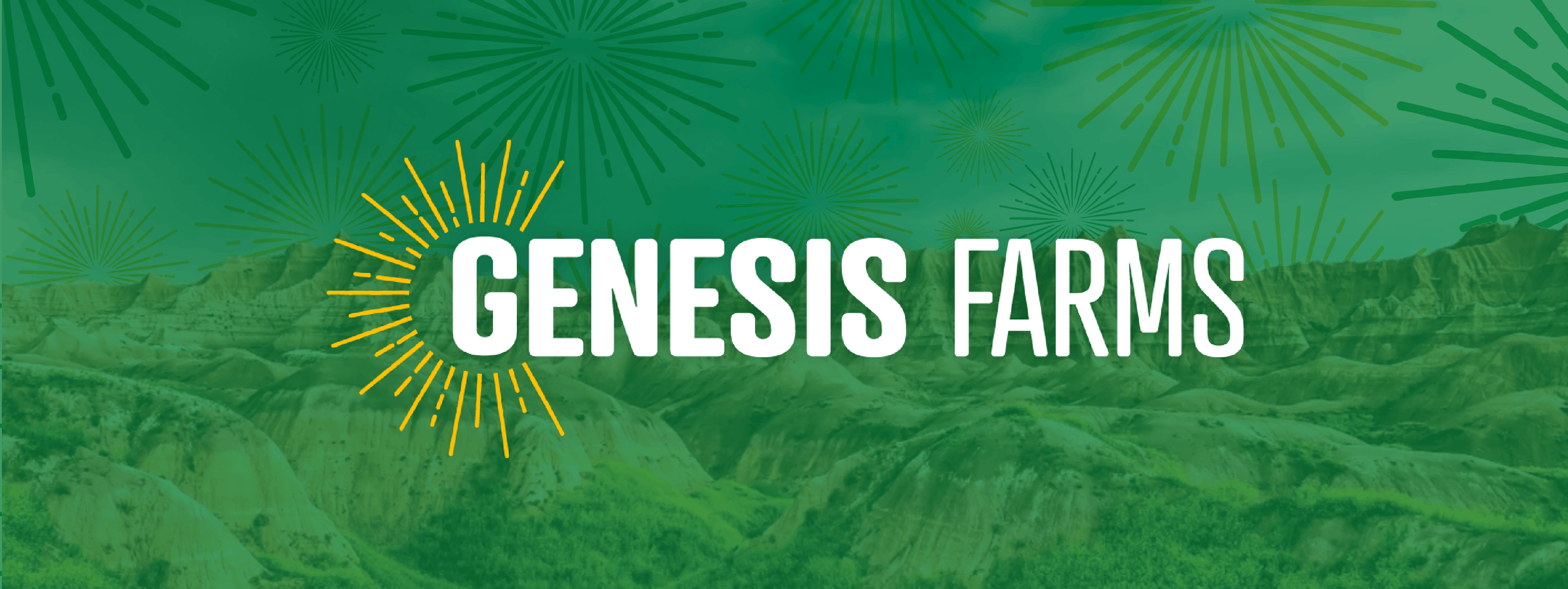Genesis Farms brand banner