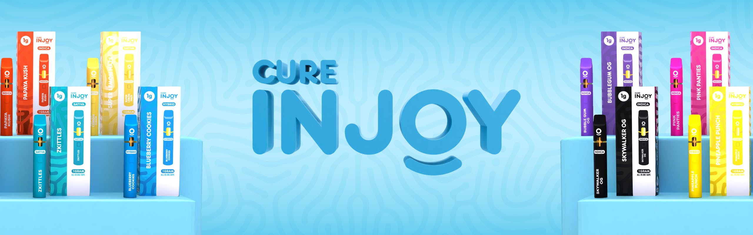 Cure Injoy brand banner