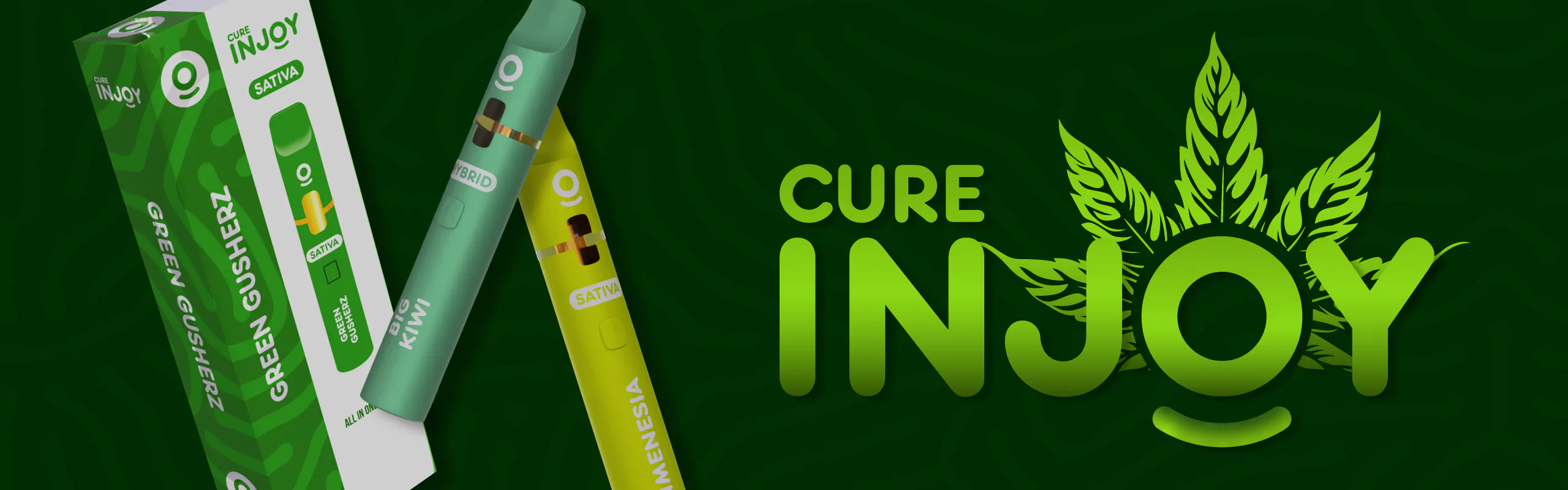 Cure Injoy brand banner
