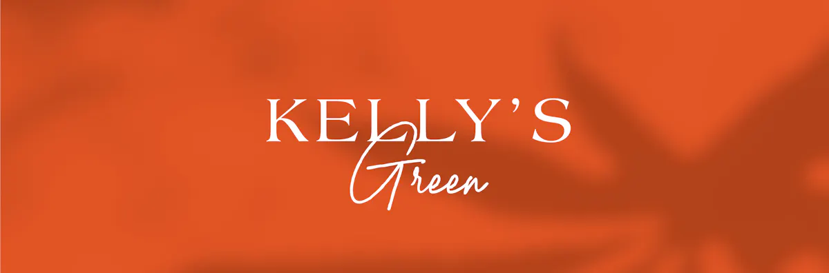 Kelly's Green brand banner