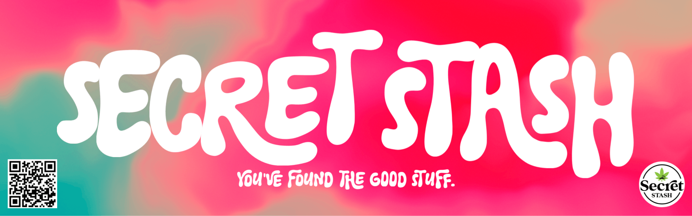 Secret Stash brand banner